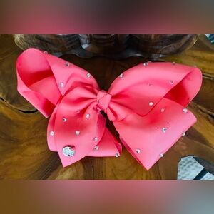 JoJo Siwa Vibrant Pink Rhinestone Bow